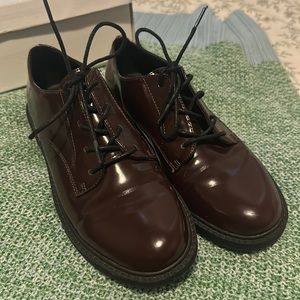 Burgundy Lani Oxfords